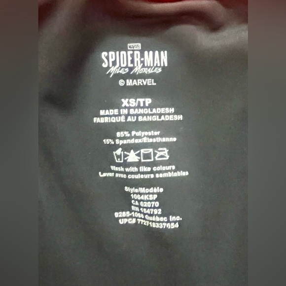 Marvel boys Spider-Man Rashguard size XS - Picture 3 of 3